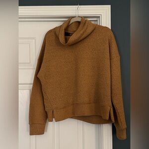 CALIA by Carrie Underwood Tan Cowl Neck Sweater